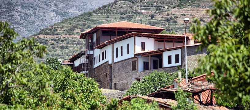Traditional Turkish Homes in Birgi, Izmir, Turkey