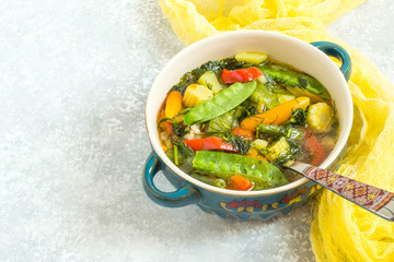 Summer vegetable soup