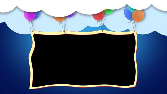 Flying Balloon Overlay