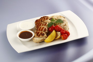 roasted chicken rice