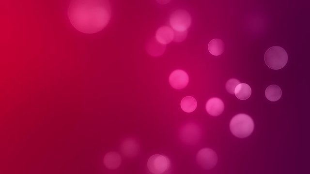 Red pink orange Bokeh Animation Background Seamless