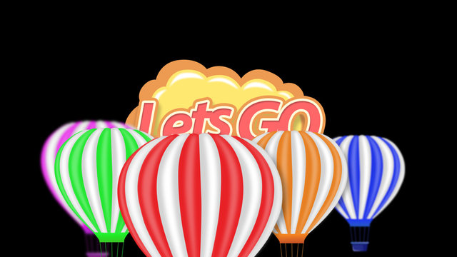 Hot Air Balloons Title