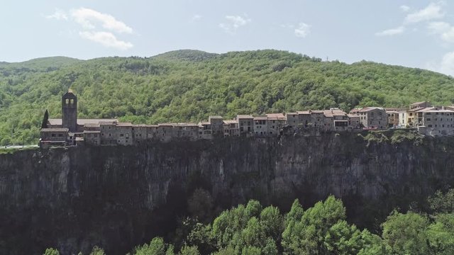 Castellfollit de la roca village Girona Catalonia