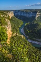 Fototapeta na wymiar Ardèche/les gorges de l'Ardèche