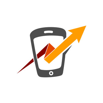Phone + Arrow Logo, Phone Performance Logo