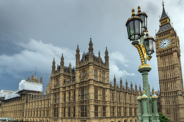 Houses of Parliament, Westminster Palace, London, England, Great Britain