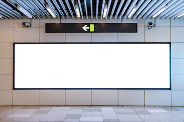 Subway station channel advertisement lamp box