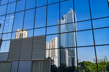 Fototapeta na wymiar Modern office close-up is in hangzhou, China.
