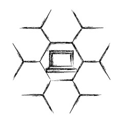 Fototapeta premium laptop computer device icon vector illustration design