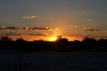 atardecer