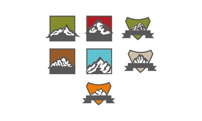 Mountain Design Template Set