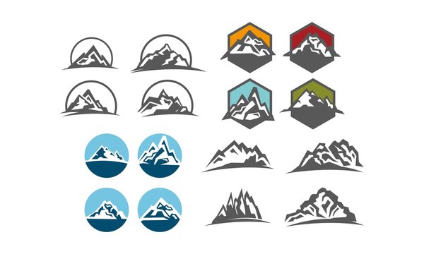 Mountain Design Template Set