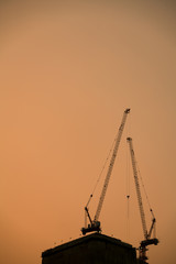 Two Crane for Construction