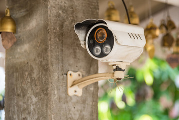 CCTV Camera or surveillance technology.Thailand.