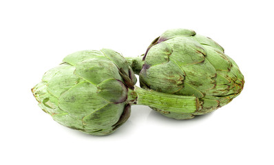 Obraz premium artichoke isolated on white background