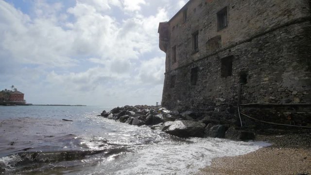 Castle in Rapallo, Italy