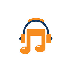 Obraz premium Music Logo Icon Design