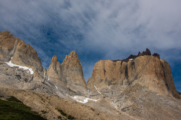 Fototapeta na wymiar Patagonia mountains