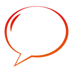 speech bubble dialog conversation talk vector illustration degraded color
