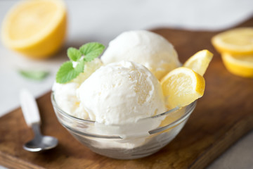 Lemon Ice Cream