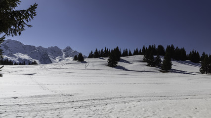 Fototapeta premium Le Crêt du Poulet - Belledonne - Isère.
