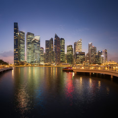 Fototapeta na wymiar Singapour panorama