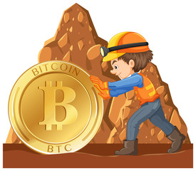 A Worker Mining Cyber Coin