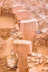 Gobeklitepe temple, The oldest temple ruins of the world (Göbeklitepe was built exactly 12,000 years ago today) - Urfa, Turkey © muratart