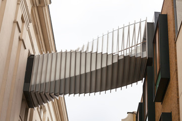 Sky bridge connects the Royal Ballet School to the Royal Opera House , London, United Kingdom.