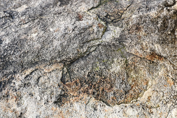 Close-up rough grungy cracked stone texture background. 