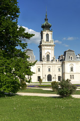 Fototapeta na wymiar Detail of Festetics castle in Keszthely, Hungary