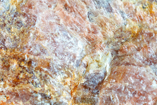 Macro shooting of natural gemstone. The texture of the mineral andalusite. Abstract background.
