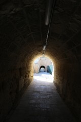 Fototapeta premium Tunnel to Valletta Ditch, Malta