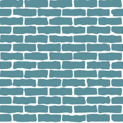 Naadloze patroon van bakstenen muur.