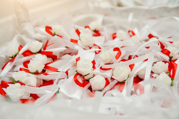 Flowers in basket