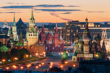 Fototapeta na wymiar The Moscow Kremlin and Red Square