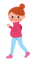 ウォーキング 妊婦 マタニティー