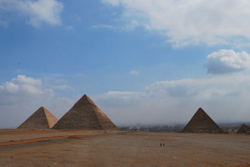 Fototapeta na wymiar Three Pyramids 1