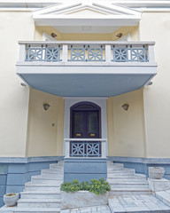 contemporary glamorous house entrance, Athens Greece