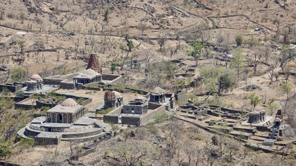 Fototapeta premium Festung, kumbhalgarh fort in rajasthan, Indien