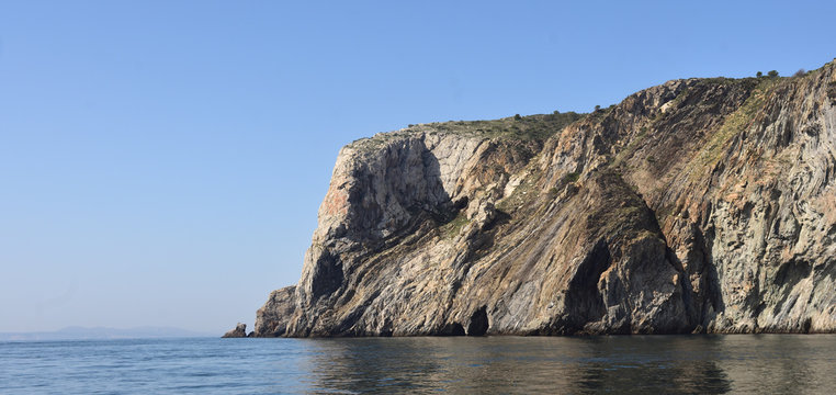 Norfeu cape and el Gat Natural Parck of El Cap de Creus, Girona province, Catalonia, Spain