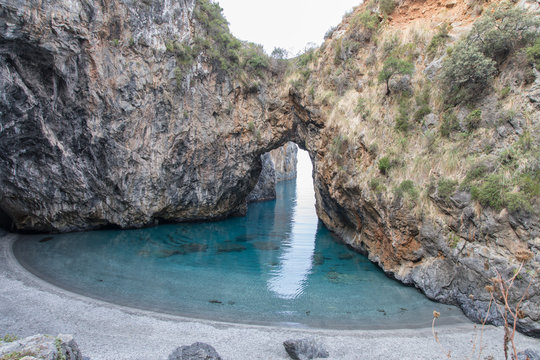 San Nicola Arcella, Maratea, Jesus, Statue, Italien, S&uuml;den, S&uuml;ditalien, K&uuml;ste, Meer, Wasser, Strand