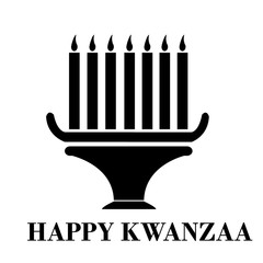 Creative vector abstract illustration for happy kwnzaa