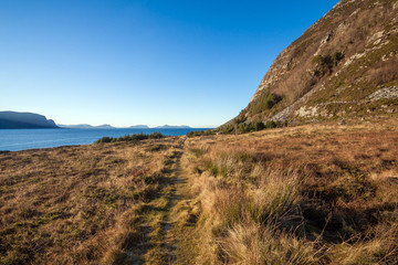 Obraz premium Nature of norwegian nature near Alesund, Norway