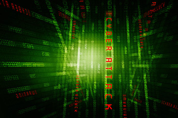 Obraz premium 2d illustration Cyber Attack A06