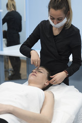 woman in a Threading