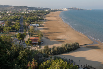 Vieste, Gargano, Dorf, Stadt, Altstadt, Italien, Osten, Halbinsel, Süden, Süditalien, Strand,...