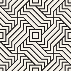 Vector seamless pattern. Modern stylish abstract texture. Repeating geometric tiles