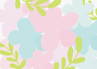 Abstract pastel floralbackground