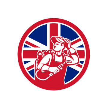 recommend clip art: British Lit Operator Union Jack Flag Icon